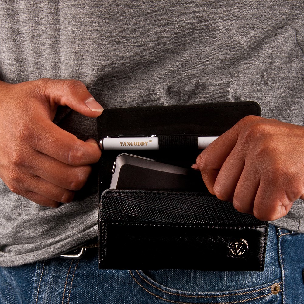 Portola Carrying Holster w/Belt Clip and Stylus Holder (Black)